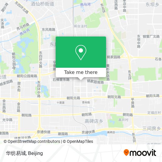 华纺易城 map