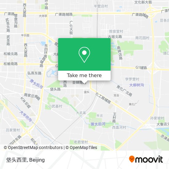 垡头西里 map