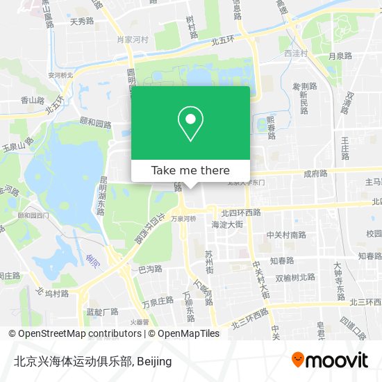 北京兴海体运动俱乐部 map