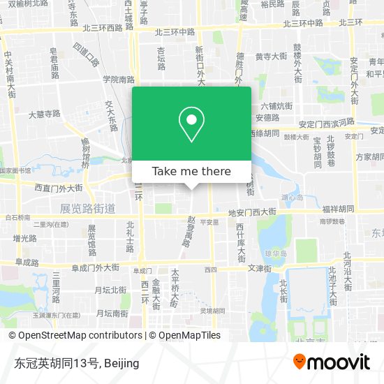 东冠英胡同13号 map