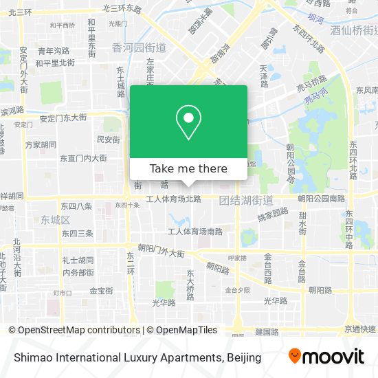 Shimao International Luxury Apartments map