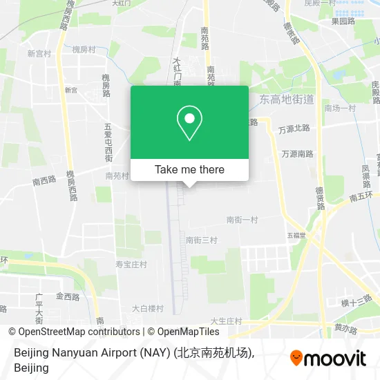 Beijing Nanyuan Airport (NAY) (北京南苑机场) map