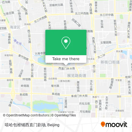 嘻哈包袱铺西直门剧场 map