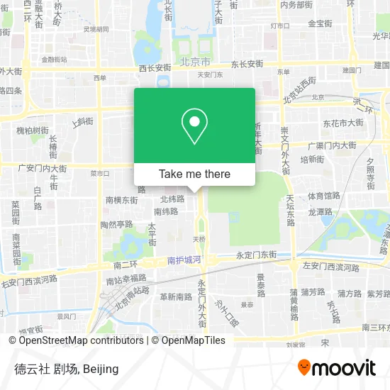 德云社 剧场 map