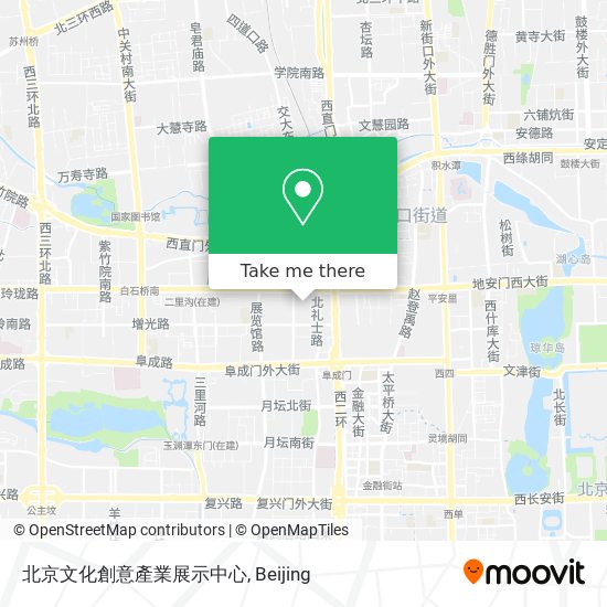 北京文化創意產業展示中心 map