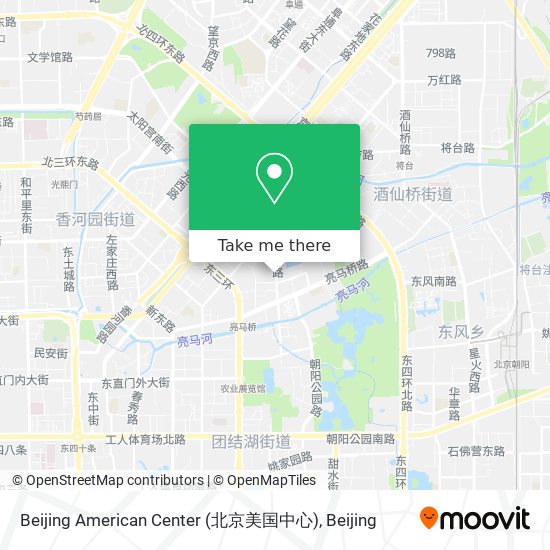 Beijing American Center (北京美国中心) map