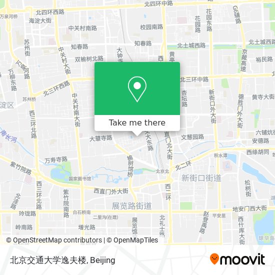 北京交通大学逸夫楼 map