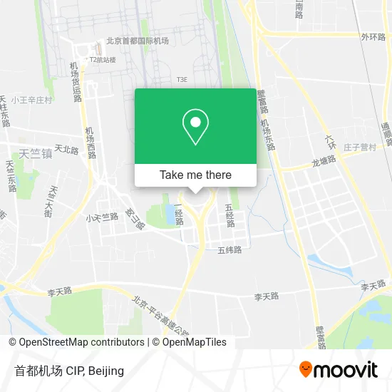 首都机场 CIP map