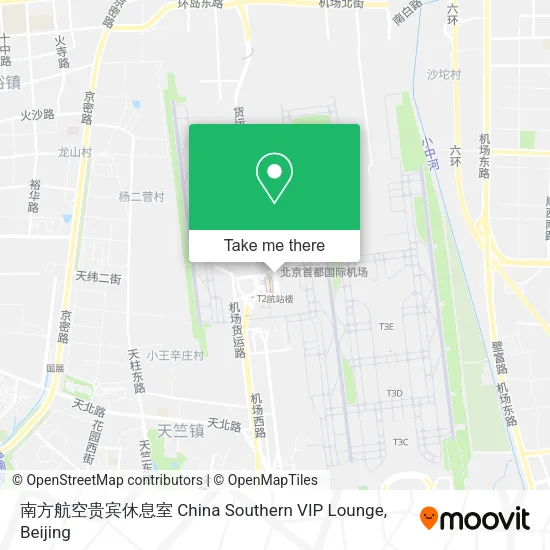 南方航空贵宾休息室 China Southern VIP Lounge map