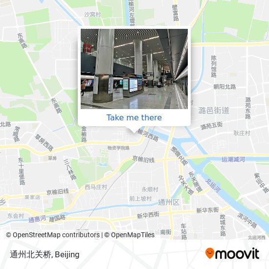 通州北关桥 map