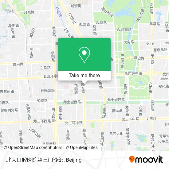 北大口腔医院第三门诊部 map