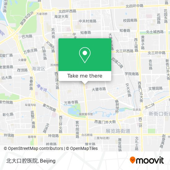 北大口腔医院 map