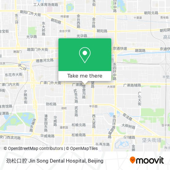 劲松口腔 Jin Song Dental Hospital map