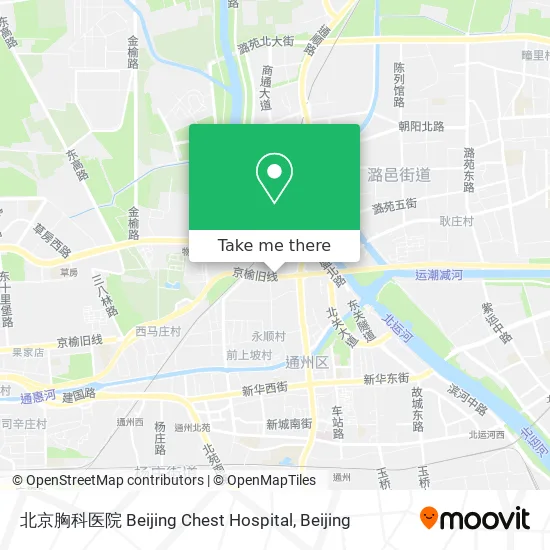 北京胸科医院 Beijing Chest Hospital map