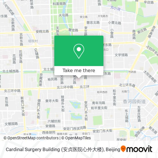 Cardinal Surgery Building (安贞医院心外大楼) map