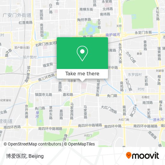博爱医院 map