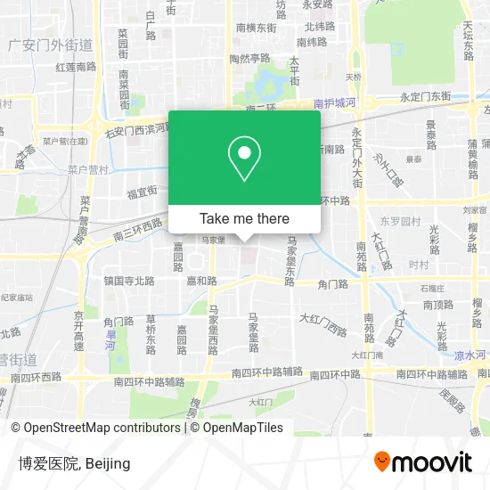 博爱医院 map