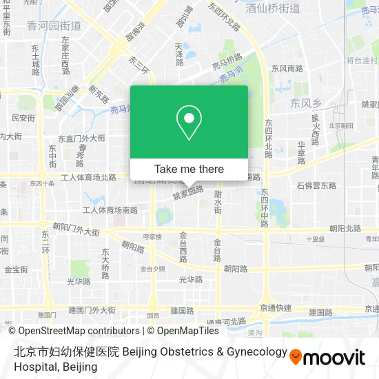 北京市妇幼保健医院 Beijing Obstetrics & Gynecology Hospital map