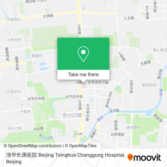 清华长庚医院 Beijing Tsinghua Changgung Hospital map