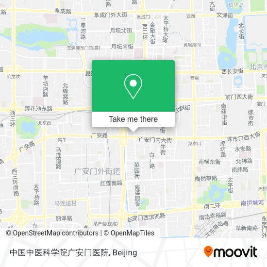 中国中医科学院广安门医院 map
