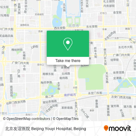 北京友谊医院 Beijing Youyi Hospital map