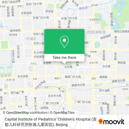 Capital Institute of Pediatrics' Children's Hospital (首都儿科研究所附属儿童医院) map