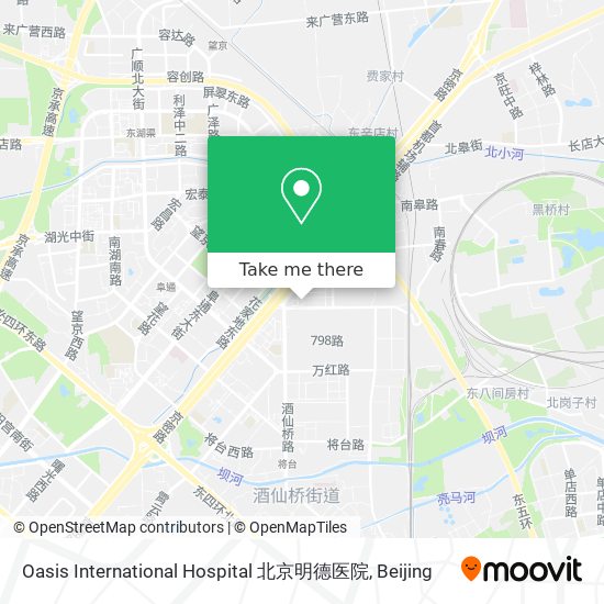 Oasis International Hospital 北京明德医院 map