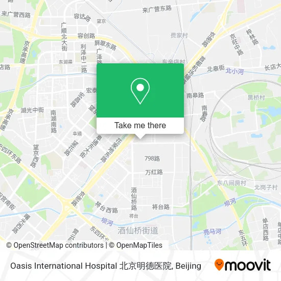 Oasis International Hospital 北京明德医院 map