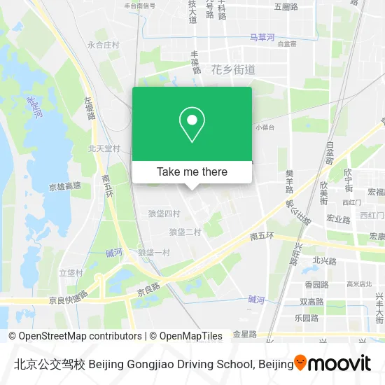 北京公交驾校 Beijing Gongjiao Driving School map