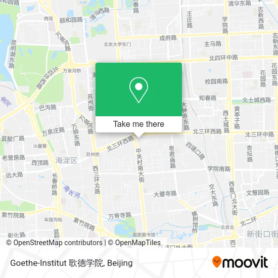 Goethe-Institut 歌德学院 map