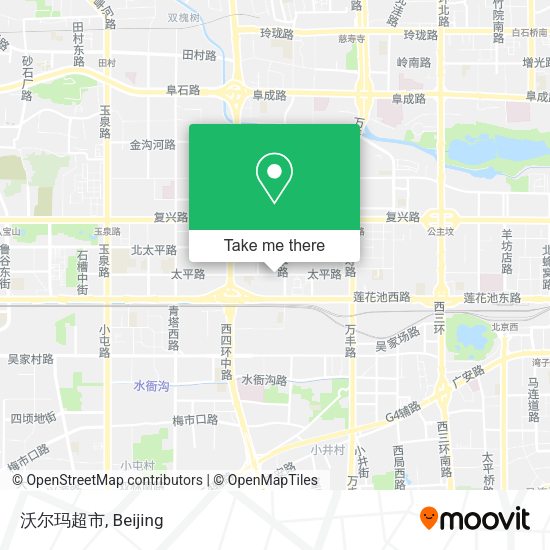 沃尔玛超市 map