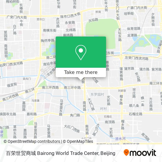 百荣世贸商城 Bairong World Trade Center map