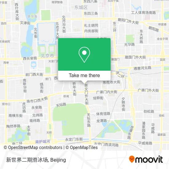 新世界二期滑冰场 map