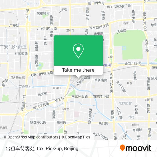 出租车待客处 Taxi Pick-up map