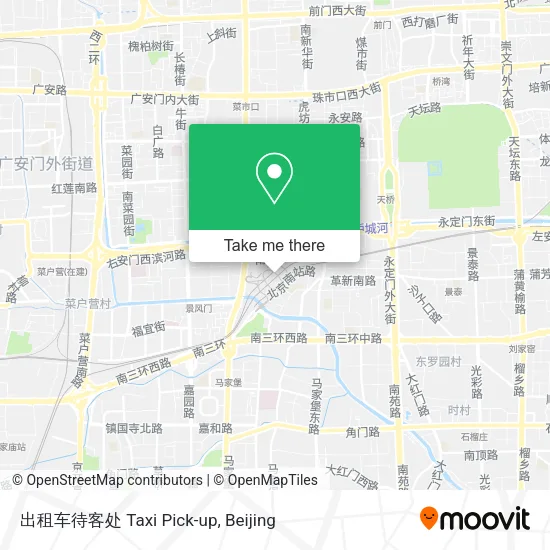 出租车待客处 Taxi Pick-up map