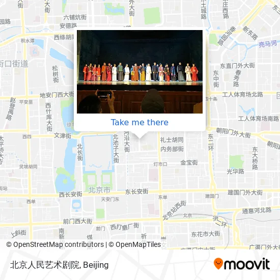 北京人民艺术剧院 map