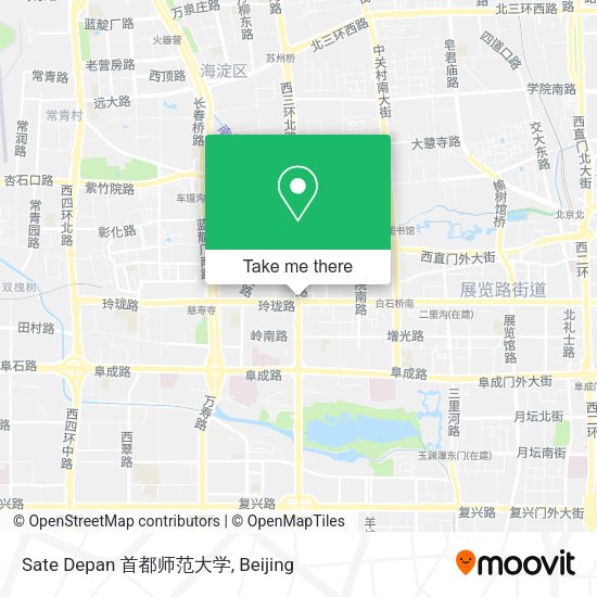 Sate Depan 首都师范大学 map