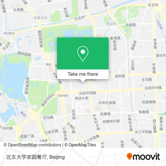 北京大学农园餐厅 map