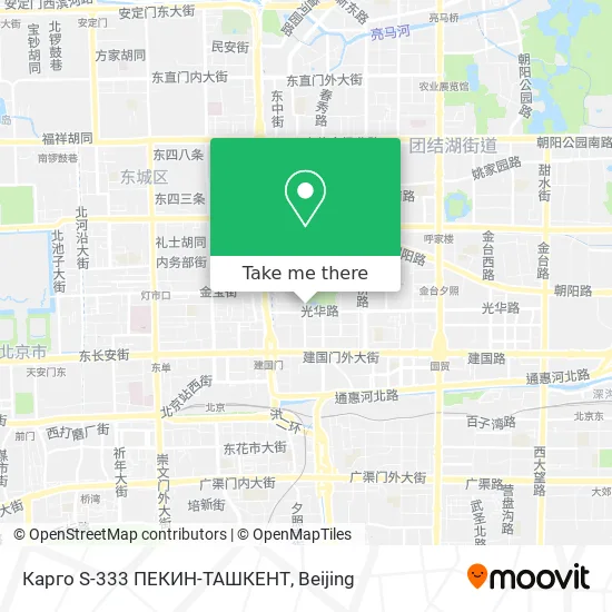 Карго S-333 ПЕКИН-ТАШКЕНТ map