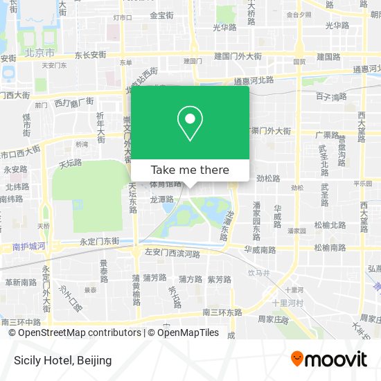 Sicily Hotel map