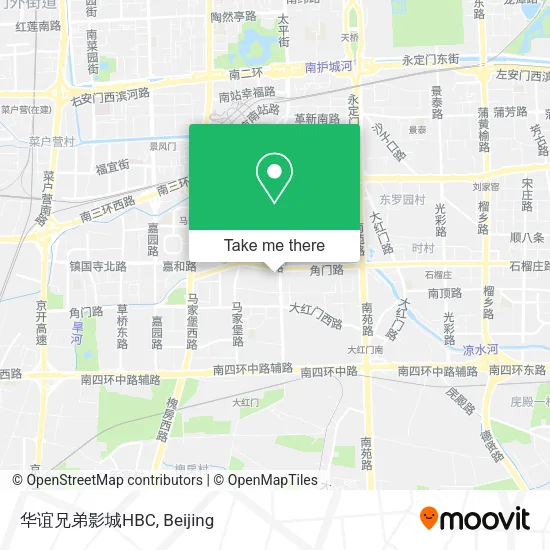 华谊兄弟影城HBC map
