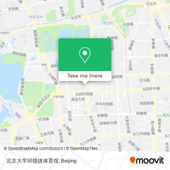 北京大学邱德拔体育馆 map