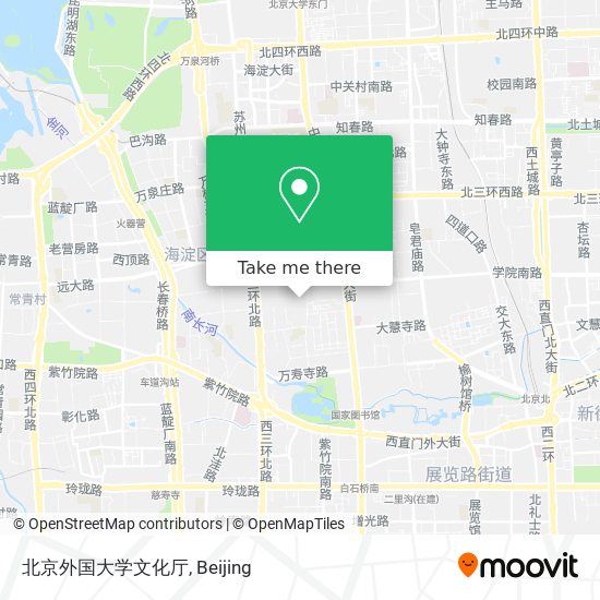 北京外国大学文化厅 map