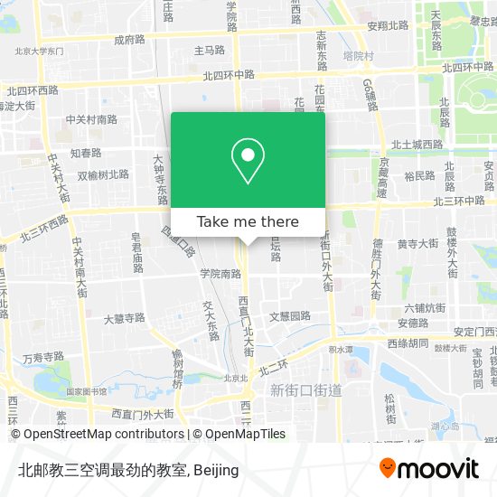 北邮教三空调最劲的教室 map
