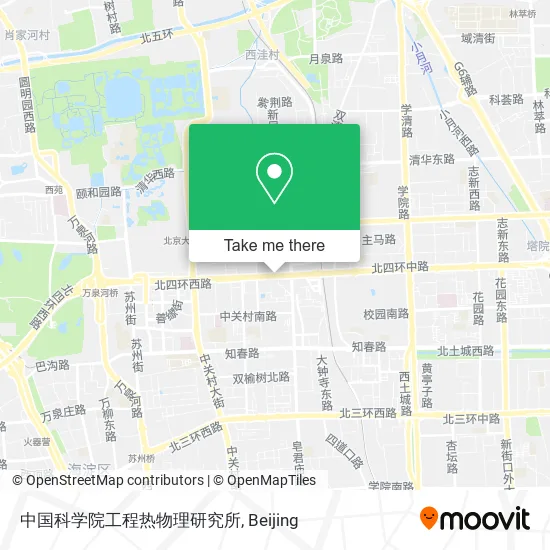 中国科学院工程热物理研究所 map