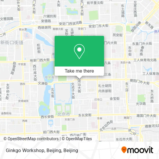 Ginkgo Workshop, Beijing map
