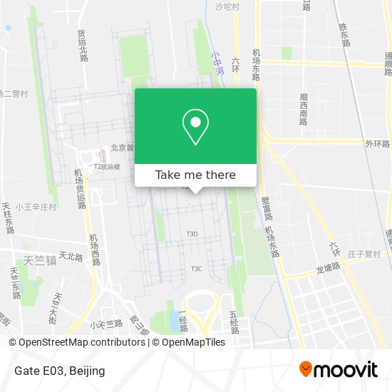 Gate E03 map