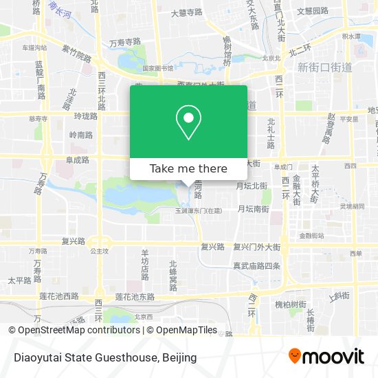 Diaoyutai State Guesthouse map