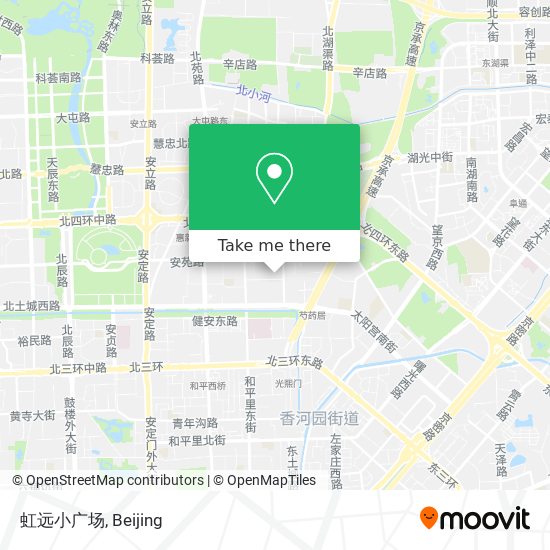 虹远小广场 map