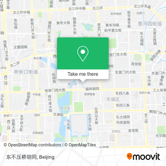 东不压桥胡同 map